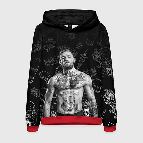 Мужская толстовка CONOR McGREGOR / 3D-Красный – фото 1