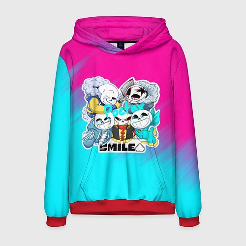 Мужская толстовка UNDERTALE / 3D-Красный – фото 1