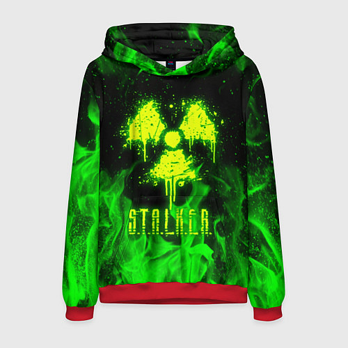 Мужская толстовка STALKER 2 / 3D-Красный – фото 1
