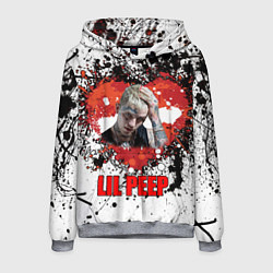 Толстовка-худи мужская Lil Peep, цвет: 3D-меланж