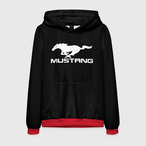 Мужская толстовка FORD MUSTANG / 3D-Красный – фото 1