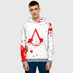 Толстовка-худи мужская Assassin’s Creed, цвет: 3D-меланж — фото 2