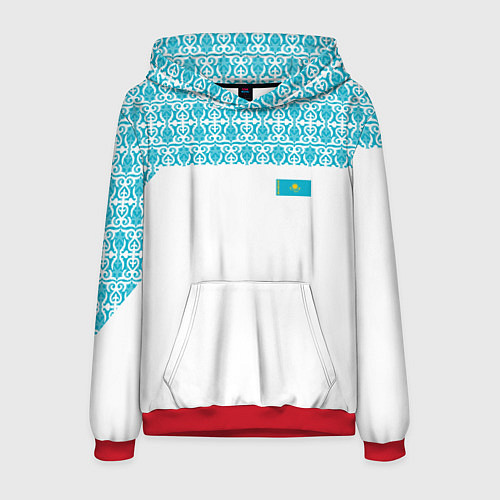 Мужская толстовка Казахстан Форма / 3D-Красный – фото 1