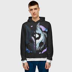 Толстовка-худи мужская League of Legends, цвет: 3D-белый — фото 2