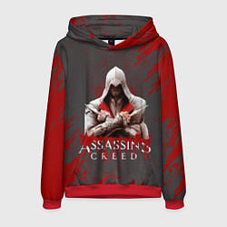 Толстовка-худи мужская Assassin’s Creed, цвет: 3D-красный