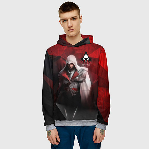 Мужская толстовка Assasin's creed / 3D-Меланж – фото 3