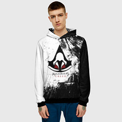 Толстовка-худи мужская Assasin's creed, цвет: 3D-черный — фото 2