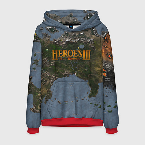 Мужская толстовка ГЕРОИ 3 / 3D-Красный – фото 1