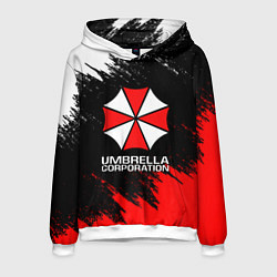 Толстовка-худи мужская UMBRELLA CORP, цвет: 3D-белый