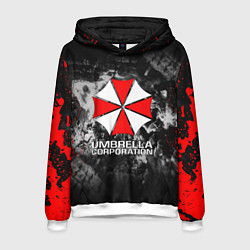 Толстовка-худи мужская UMBRELLA CORP, цвет: 3D-белый