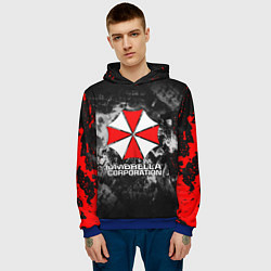Толстовка-худи мужская UMBRELLA CORP, цвет: 3D-синий — фото 2
