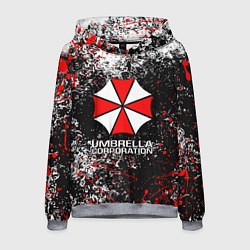 Толстовка-худи мужская UMBRELLA CORP, цвет: 3D-меланж