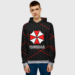 Толстовка-худи мужская UMBRELLA CORP, цвет: 3D-меланж — фото 2