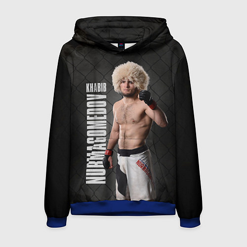 Мужская толстовка Хабиб Нурмагомедов / 3D-Синий – фото 1