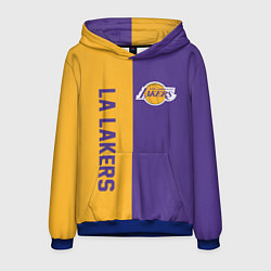 Толстовка-худи мужская LA LAKERS, цвет: 3D-синий