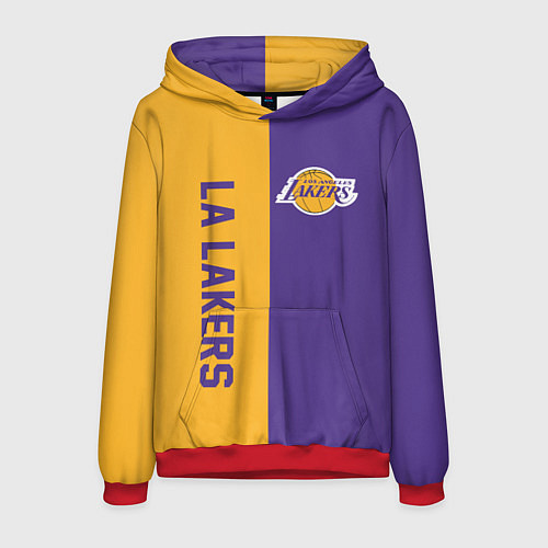 Мужская толстовка LA LAKERS / 3D-Красный – фото 1