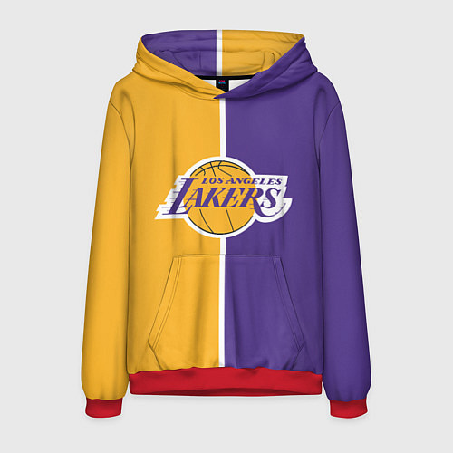 Мужская толстовка LA LAKERS / 3D-Красный – фото 1