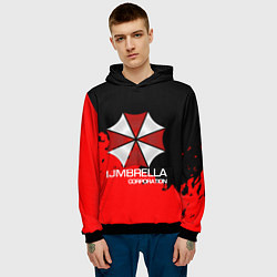 Толстовка-худи мужская UMBRELLA CORP, цвет: 3D-черный — фото 2