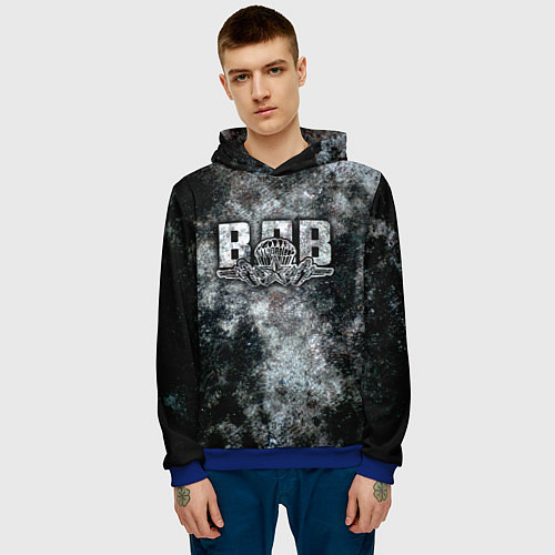 Мужская толстовка ВДВ / 3D-Синий – фото 3