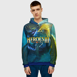 Толстовка-худи мужская Heroes of Might and Magic, цвет: 3D-синий — фото 2