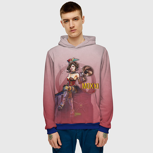 Мужская толстовка Mad Moxxi / 3D-Синий – фото 3