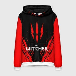 Толстовка-худи мужская THE WITCHER, цвет: 3D-белый