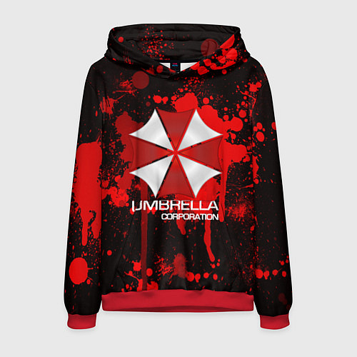 Мужская толстовка UMBRELLA CORP / 3D-Красный – фото 1