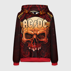 Толстовка-худи мужская ACDC, цвет: 3D-красный