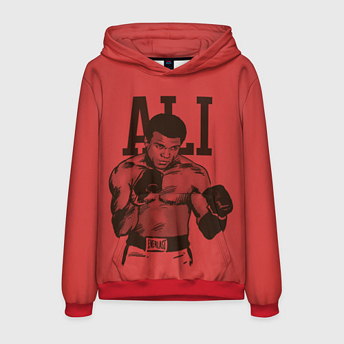 Мужская толстовка Ali / 3D-Красный – фото 1