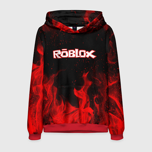 Мужская толстовка ROBLOX / 3D-Красный – фото 1