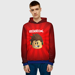 Толстовка-худи мужская ROBLOX, цвет: 3D-синий — фото 2