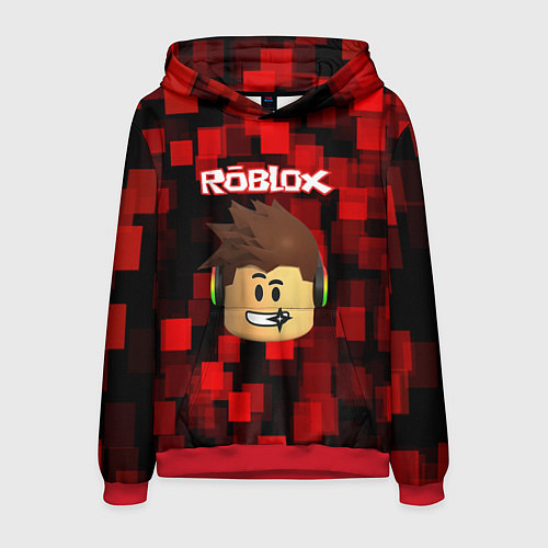 Мужская толстовка ROBLOX / 3D-Красный – фото 1