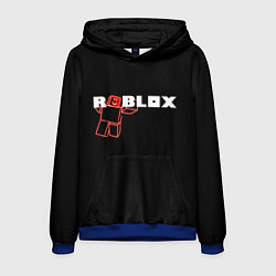Толстовка-худи мужская Роблокс Roblox, цвет: 3D-синий