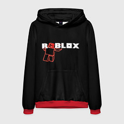 Толстовка-худи мужская Роблокс Roblox, цвет: 3D-красный