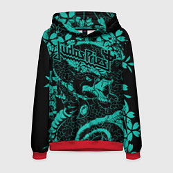Толстовка-худи мужская Judas Priest, цвет: 3D-красный