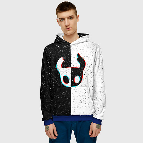 Мужская толстовка Hollow Knight / 3D-Синий – фото 3