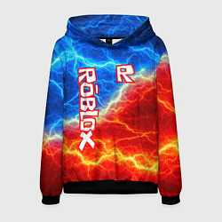 Толстовка-худи мужская ROBLOX, цвет: 3D-черный