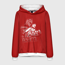 Толстовка-худи мужская ZTeam, цвет: 3D-белый