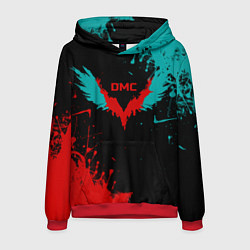 Толстовка-худи мужская DMC, цвет: 3D-красный