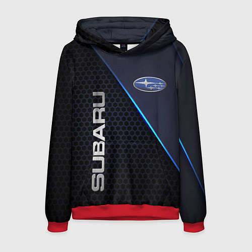 Мужская толстовка SUBARU / 3D-Красный – фото 1