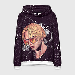 Толстовка-худи мужская PYROKINESIS, цвет: 3D-белый