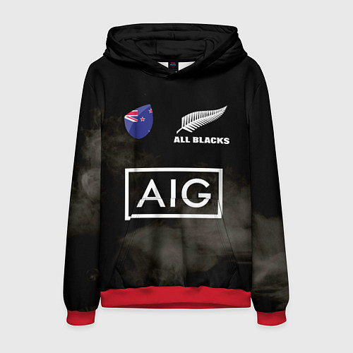 Мужская толстовка ALL BLACKS / 3D-Красный – фото 1