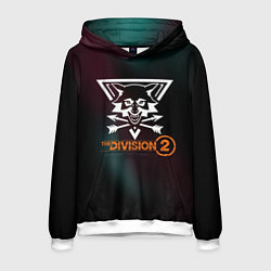 Толстовка-худи мужская The Division 2 Logo, цвет: 3D-белый