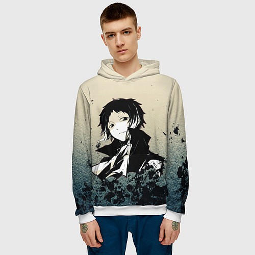 Мужская толстовка Чиби Великий / 3D-Белый – фото 3