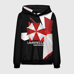 Толстовка-худи мужская UMBRELLA CORP, цвет: 3D-черный