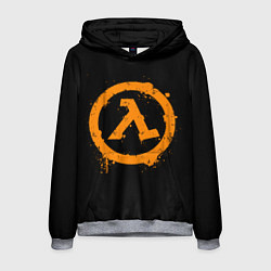 Толстовка-худи мужская HALF-LIFE, цвет: 3D-меланж