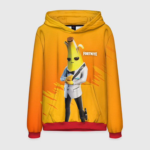 Мужская толстовка Agent Peely Агент Пили / 3D-Красный – фото 1