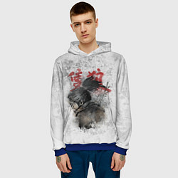 Толстовка-худи мужская SEKIRO SHADOW DIE TWICE, цвет: 3D-синий — фото 2