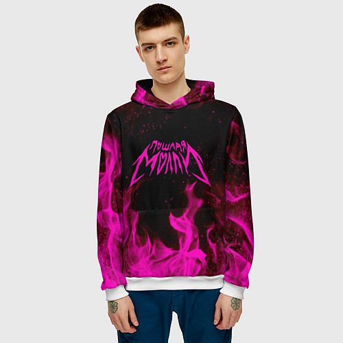 Мужская толстовка ПОШЛАЯ МОЛЛИ / 3D-Белый – фото 3