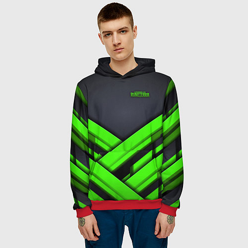 Мужская толстовка Legends of Runeterra / 3D-Красный – фото 3